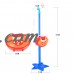 Portable Kids Karaoke Machine Toy Adjustable Star Base Stand Microphone Music Play Toys - Blue   
